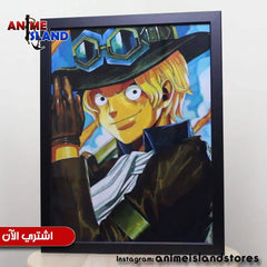 لوحة ثري دي لوفي إيس سابو - ون بيس