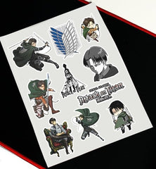 ستيكرات ليفاي أكرمان - هجوم العمالقة