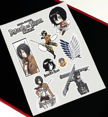 ستيكرات ميكاسا أكرمان - هجوم العمالقة