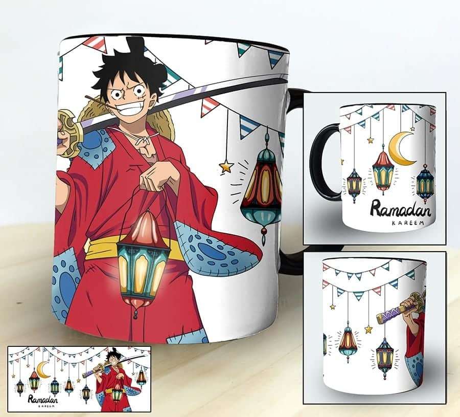 كوب لوفي - رمضان كريم - ون بيس