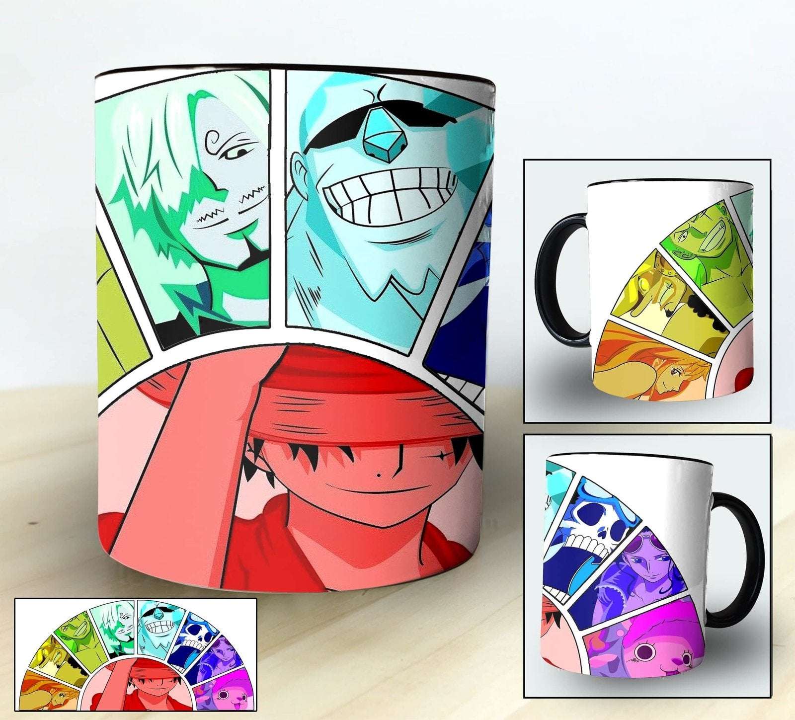 كوب ون بيس طاقم قبعة القش 4