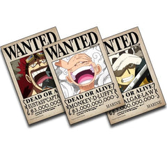 بوسترات المطلوبين لوفي لاو كابتن كيد