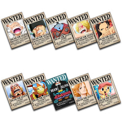 بوسترات المطلوبين طاقم قبعة القش لوفي