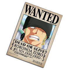 بوسترات المطلوبين طاقم قبعة القش لوفي