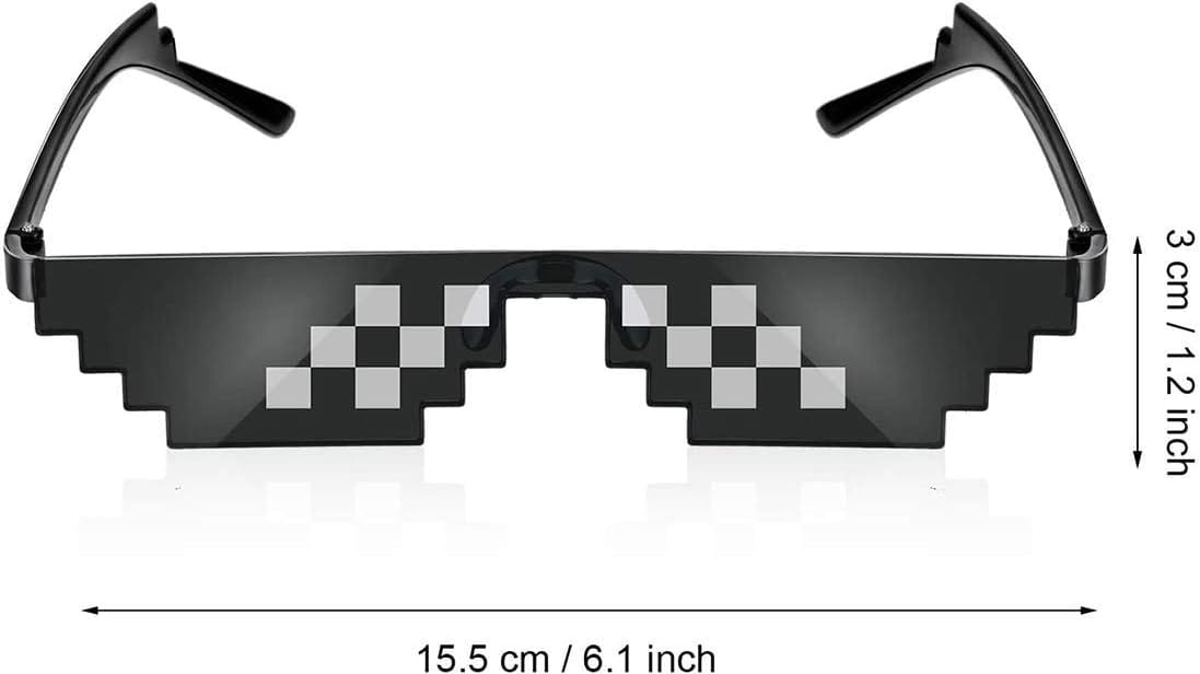 نظارة بيكسل ماين كرافت أسود 4